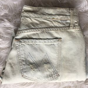 MOTHER Denim “The Dropput Fray” Jeans
